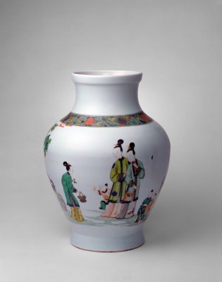 图片[1]-Five-colored lady pot-China Archive